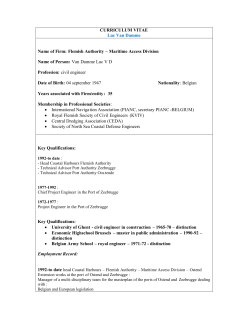 CURRICULUM VITAE Luc Van Damme Name of Firm