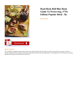 Read Book Ball Blue Book Guide To Preserving