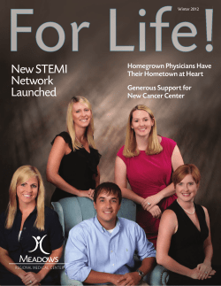 New STEMI Network Launched - Meadows Regional Medical Center