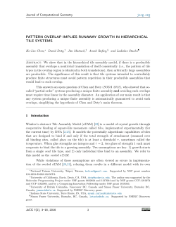 PATTERN OVERLAP IMPLIES RUNAWAY GROWTH IN