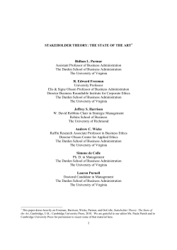 Freeman Seminar Reading