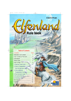 Rule book - Rio Grande Games