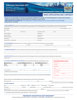 space application and contract