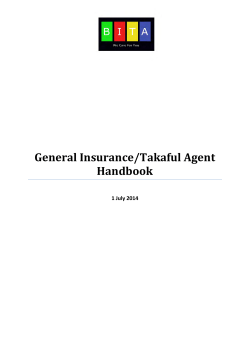General Insurance/Takaful Agent Handbook