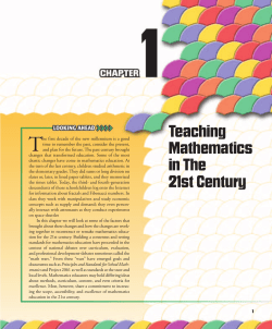 Teaching Mathematics in The 21st Century