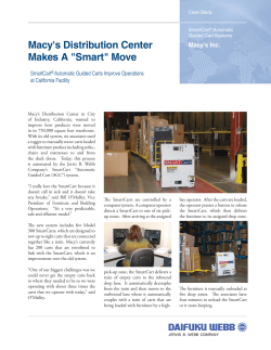 Macy`s Distribution Center Makes A "Smart" Move