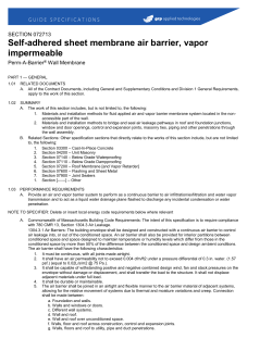 Perm-A-Barrier Wall Membrane Specification