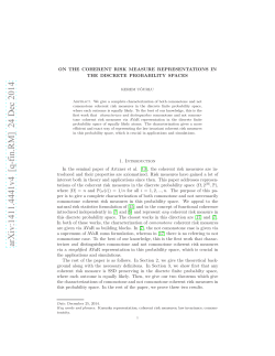 On the Coherent Risk Measure Representations in the Discrete