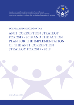 Anti-Corruption Strategy and Action Plan