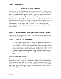 Chapter 9: Apportionment - Coconino Community College
