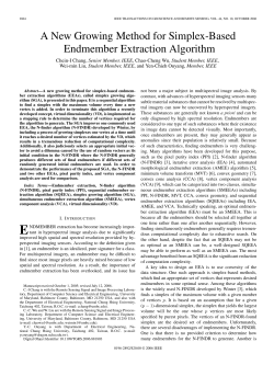 A New Growing Method for Simplex-Based Endmember