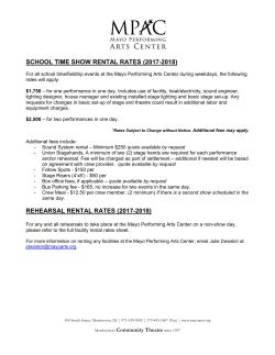 school time show rental rates (2004-2005)