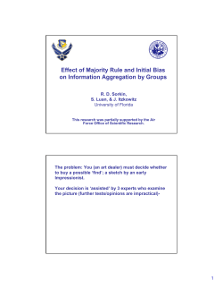 Effect of Majority Rule and Initial Bias on Information Aggregation by