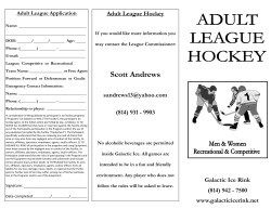 Adult League Brochure-Application