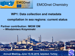IMGW - EMODnet Chemistry