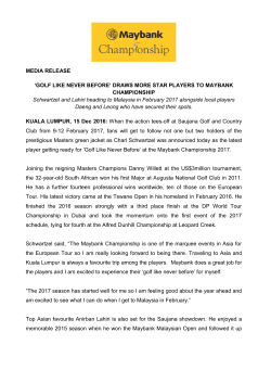 draws more star players to Maybank Championship