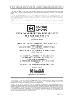 major transaction in relation to the new sp agreement