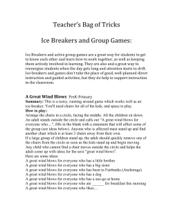 Summary: A great icebreaker game, especially for
