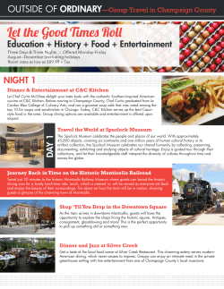 Let the Good Times Roll - Visit Champaign County