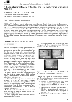 A Comprehensive Review of Spalling and Fire Performance of