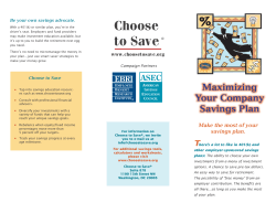 Maximizing Your Company Savings Plan