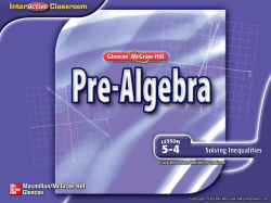 Glencoe Pre-Algrebra - podcasts.shelbyed.k12.al.