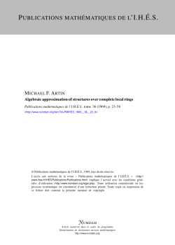 Algebraic approximation of structures over complete local