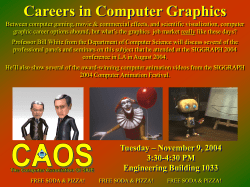 CAOS Presentation: SIGGRAPH 2004
