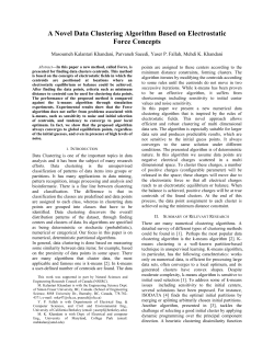 A Novel Data Clustering Algorithm Based on - Not Found