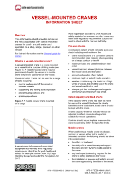 08. Vessel-Mounted Cranes Information Sheet