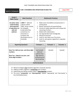 2.NBT.7/NUMBERS AND OPERATIONS IN BASE TEN