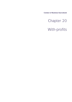 Chapter 20 With-profits
