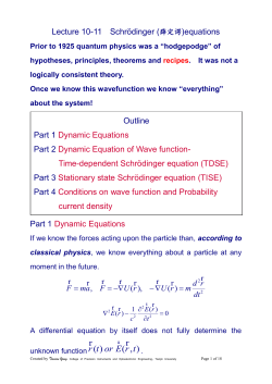 QUANTUM SUPERPOSITION PRINCIPLE