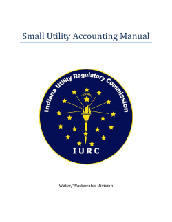 Small Utility Accounting Manual