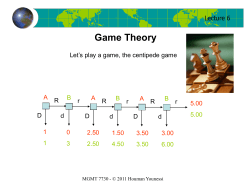 Nash`s Equilibrium