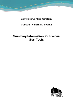 About the Outcomes Star