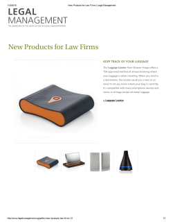New Products for Law Firms