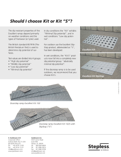 Should I choose Kit or Kit &ldquo;S&rdquo;?