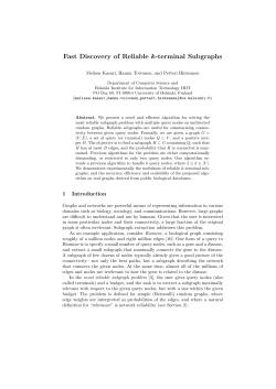 Fast Discovery of Reliable k