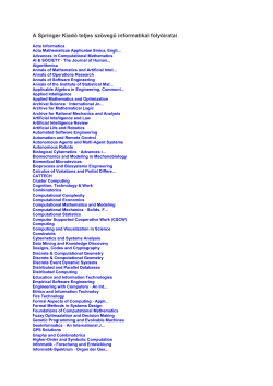 Acta Informatica