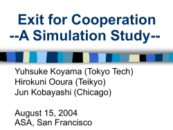 Exit for Cooperation: A Simulation Study on Social Dilemmas with