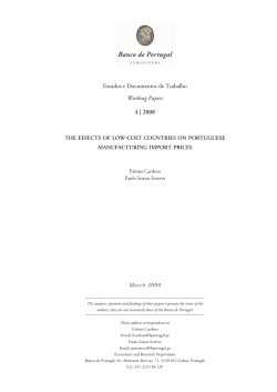 The effects of low-cost countries on Portuguese manufacturing