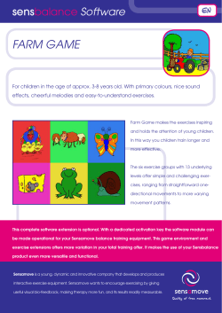 FARM GAME - Sensamove