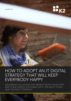how to adopt an it digital strategy that will keep everybody happy