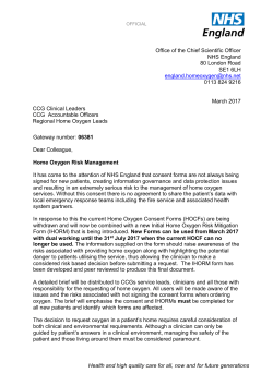 NHS England letter template