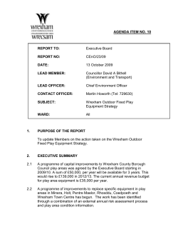 appendix 1 - Wrexham County Borough Council