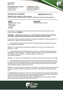 this communication affects your property