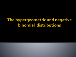 Hypergeometric and n..