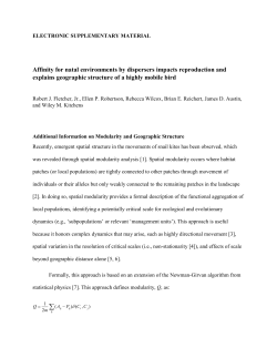 Affinity for natal environments by dispersers impacts reproduction