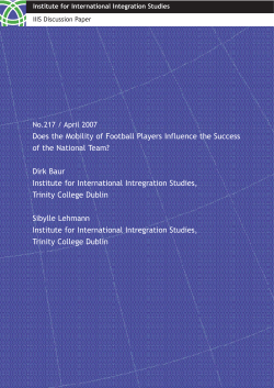 Trade and football: How does the import and export of players